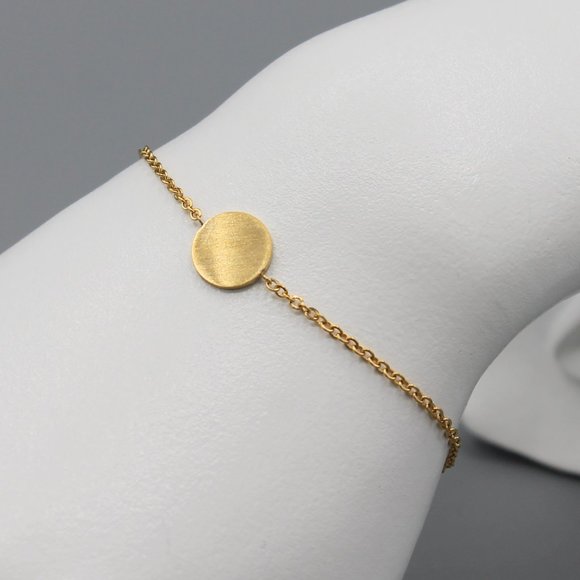Jewelry - Jewelry bracelet full moon sky celestial gold tone dainty round minimalist new